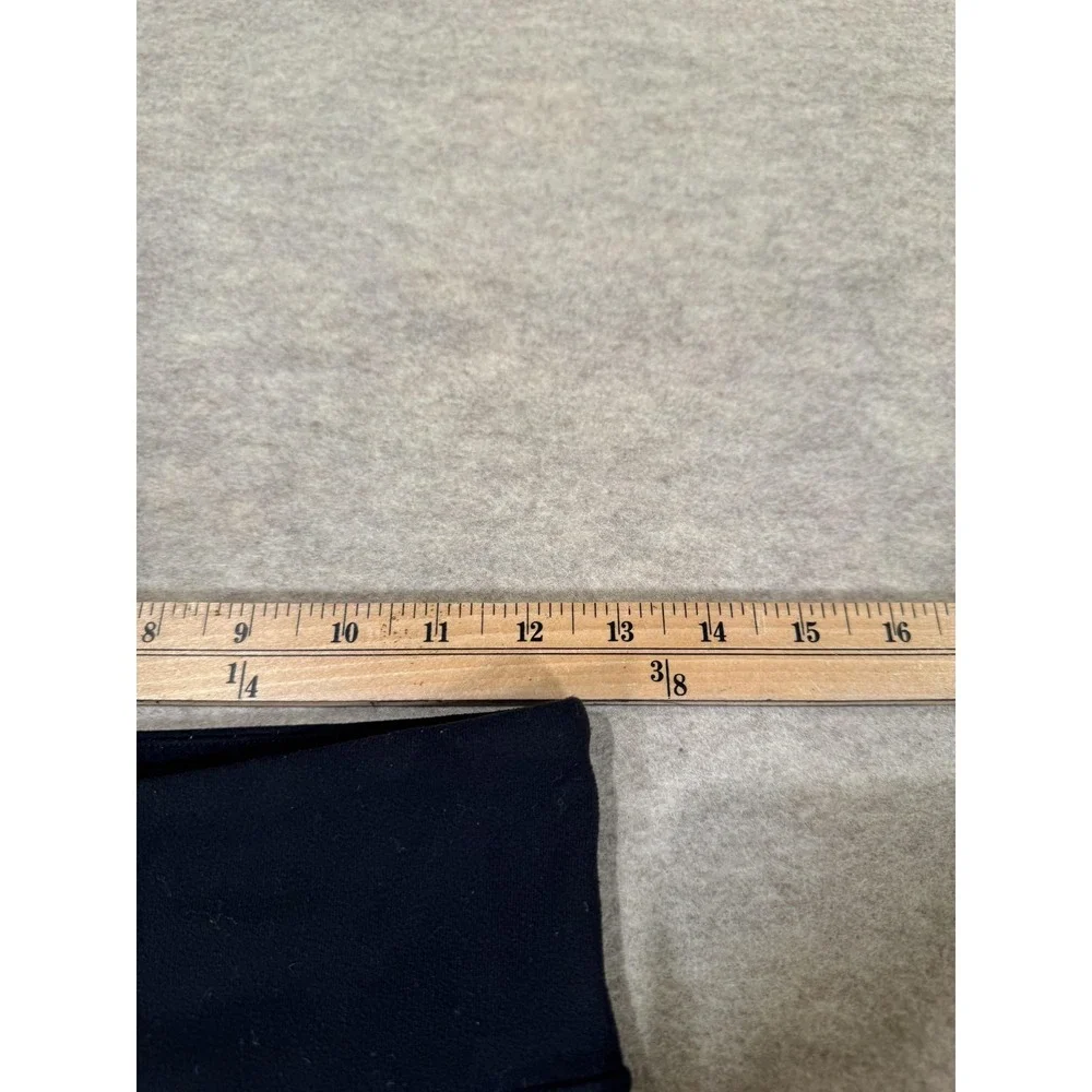Lululemon Leggings‎ Womens 4 Black Mid Rise Ankle Ruffle Yoga Athletic Gym Pants